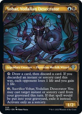 Vohar, Vodalian Desecrator (Showcase) (Dominaria United) Near Mint - Nick Nack's Full Frontal Attack