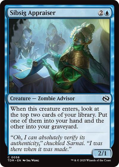 Sibsig Appraiser (Tarkir: Dragonstorm) Near Mint