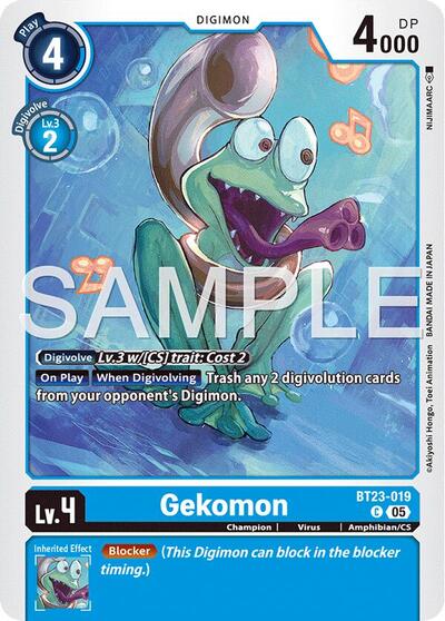 Gekomon (Hackers' Slumber) Near Mint - Nick Nack's Full Frontal Attack