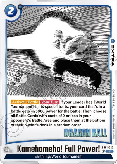 Kamehameha! Full Power! (Manga Booster 01) Near Mint - Nick Nack's Full Frontal Attack