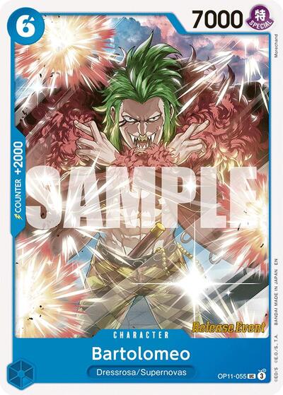 Bartolomeo (A Fist of Divine Speed Release Event Cards) Near Mint - Nick Nack's Full Frontal Attack