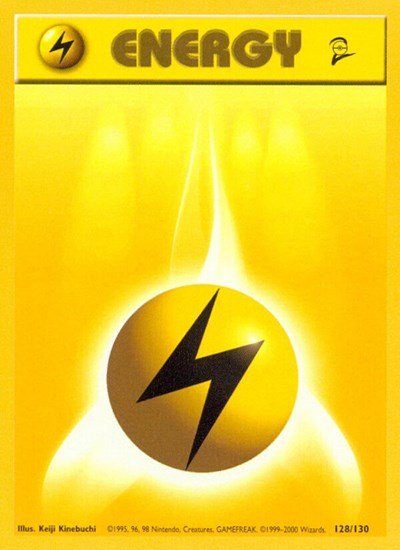 Lightning Energy (Base Set 2) Light Play - Nick Nack's Full Frontal Attack