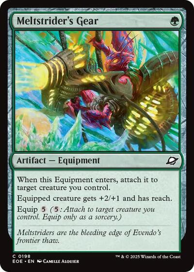 Meltstrider's Gear (Edge of Eternities) Near Mint Foil - Nick Nack's Full Frontal Attack