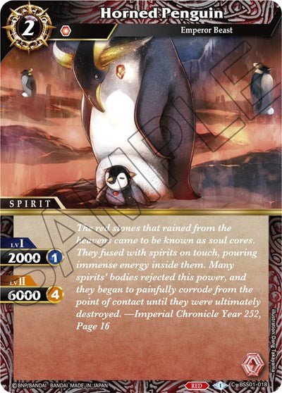 Horned Penguin (Dawn of History) Near Mint - Nick Nack's Full Frontal Attack