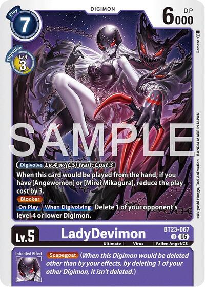 LadyDevimon (Hackers' Slumber) Near Mint - Nick Nack's Full Frontal Attack