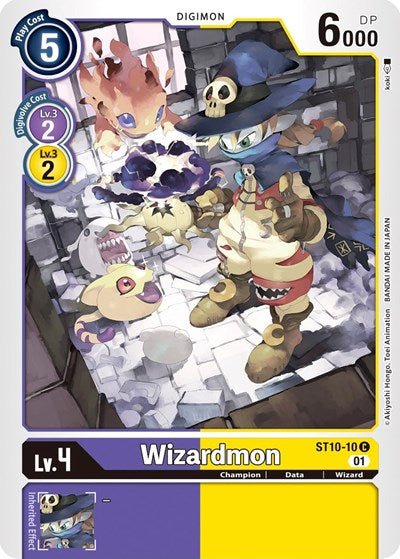 Wizardmon (Starter Deck 10: Parallel World Tactician) Near Mint - Nick Nack's Full Frontal Attack