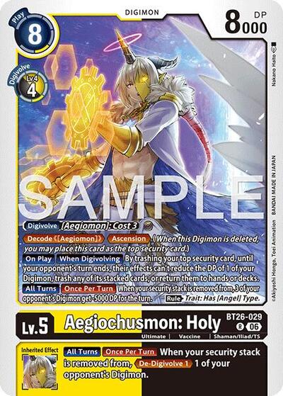 Aegiochusmon: Holy (Timeless Bonds) Near Mint Foil