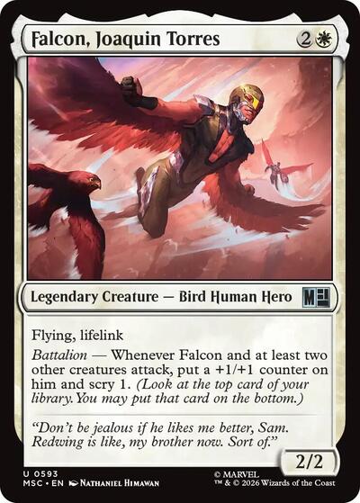 Falcon, Joaquin Torres (Commander: Marvel Super Heroes) Near Mint