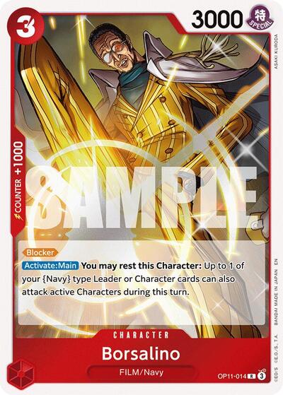 Borsalino (A Fist of Divine Speed) Near Mint Foil - Nick Nack's Full Frontal Attack