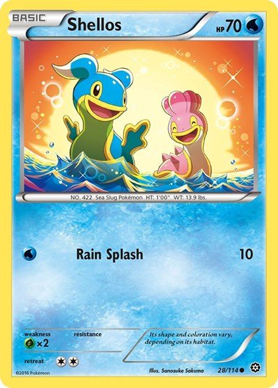 Shellos (XY - Steam Siege) Near Mint - Nick Nack's Full Frontal Attack