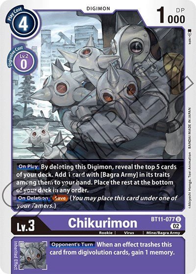 Chikurimon (Dimensional Phase) Near Mint - Nick Nack's Full Frontal Attack