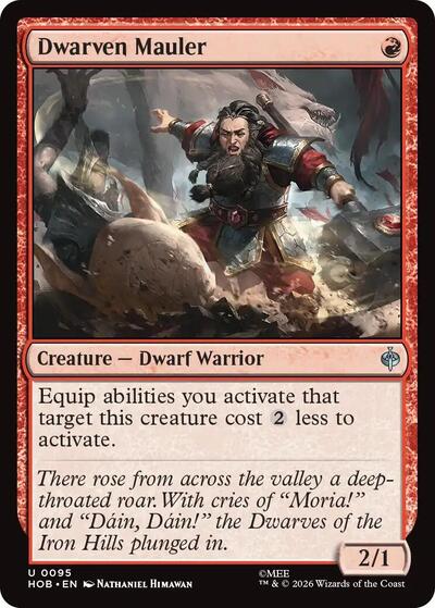 Dwarven Mauler (The Hobbit) Near Mint