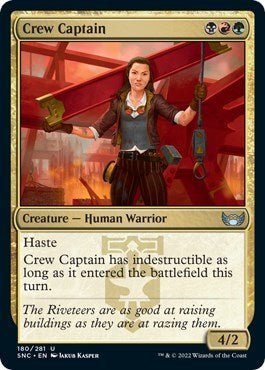 Crew Captain (Streets of New Capenna) Near Mint - Nick Nack's Full Frontal Attack