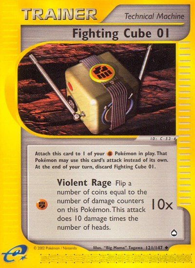 Fighting Cube 01 (Aquapolis) Light Play - Nick Nack's Full Frontal Attack