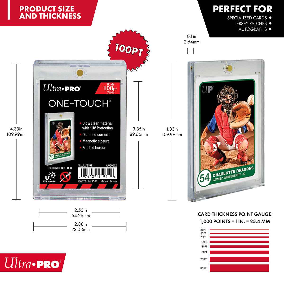 100PT UV ONE-TOUCH® Magnetic Holder - Nick Nack's Full Frontal Attack