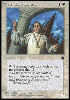 Aysen Bureaucrats (2) (Homelands) Light Play - Nick Nack's Full Frontal Attack