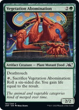 Vegetation Abomination (Unfinity) Near Mint - Nick Nack's Full Frontal Attack