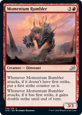 Momentum Rumbler (Ikoria: Lair of Behemoths) Near Mint - Nick Nack's Full Frontal Attack