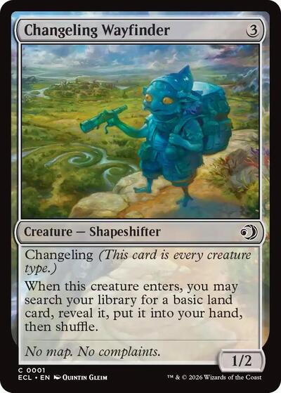 Changeling Wayfinder (Lorwyn Eclipsed) Near Mint - Nick Nack's Full Frontal Attack