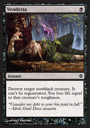 Vendetta (Rise of the Eldrazi) Light Play