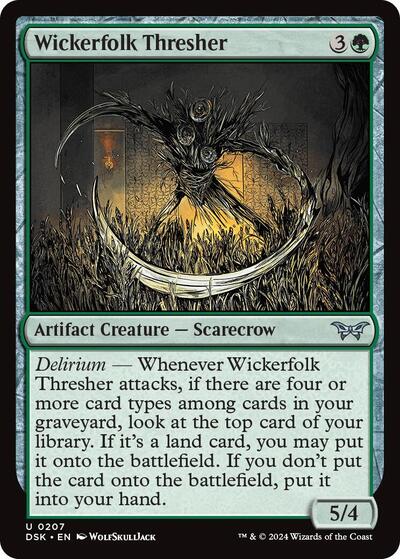 Wickerfolk Thresher (Duskmourn: House of Horror) Near Mint - Nick Nack's Full Frontal Attack