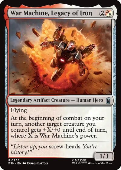 War Machine, Legacy of Iron (Marvel Super Heroes) Near Mint - Nick Nack's Full Frontal Attack