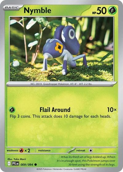 Nymble - 009 (ME02: Phantasmal Flames) Near Mint Reverse Holofoil