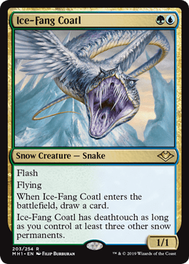 Ice-Fang Coatl (Modern Horizons) Near Mint - Nick Nack's Full Frontal Attack