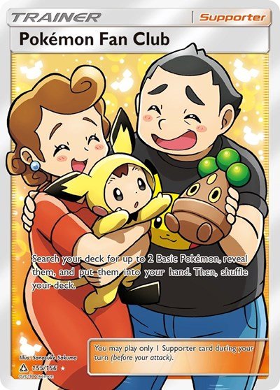 Pokemon Fan Club (Full Art) (SM - Ultra Prism) Near Mint Holofoil - Nick Nack's Full Frontal Attack