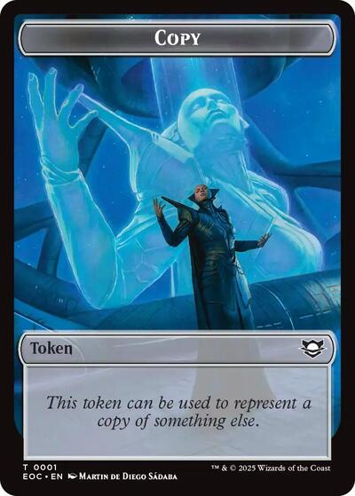 Copy / Pest Double - Sided Token (Commander: Edge of Eternities) Near Mint - Nick Nack's Full Frontal Attack