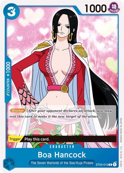 Boa Hancock (Starter Deck 3: The Seven Warlords of The Sea) Near Mint - Nick Nack's Full Frontal Attack