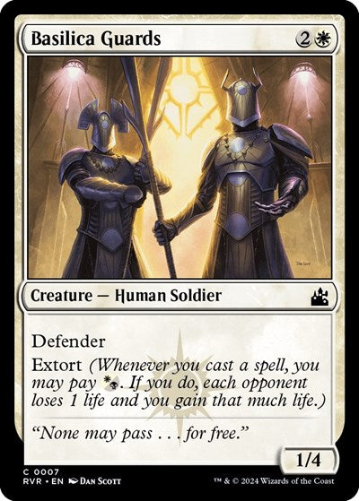 Basilica Guards (Ravnica Remastered) Near Mint - Nick Nack's Full Frontal Attack