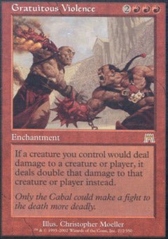 Gratuitous Violence (Onslaught) Damaged / Poor - Nick Nack's Full Frontal Attack