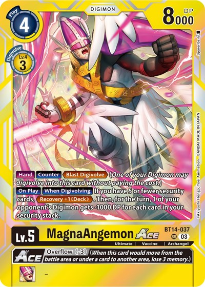 MagnaAngemon Ace (Blast Ace) Near Mint Foil