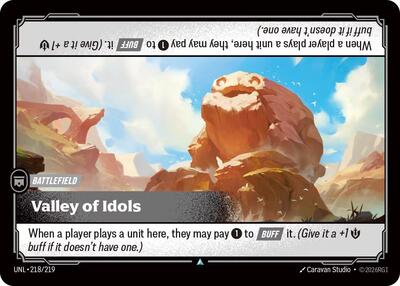 Valley of Idols (Unleashed) Near Mint