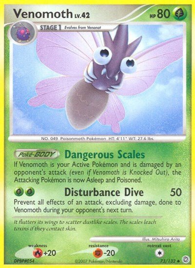 Venomoth (Secret Wonders) Medium Play - Nick Nack's Full Frontal Attack