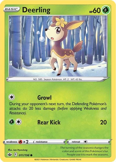 Deerling (SWSH06: Chilling Reign) Near Mint