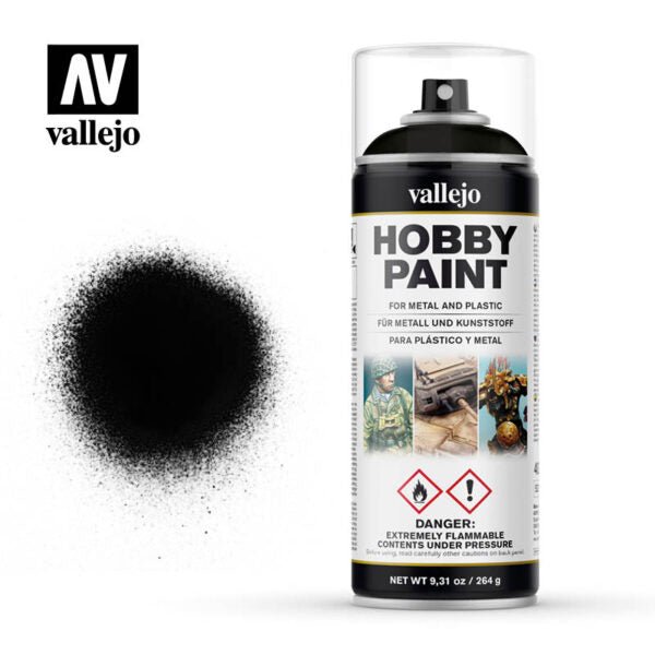 Vallejo - Primer: Hobby Paint- Basic- Aerosol- White, 400 ml. - Nick Nack's Full Frontal Attack