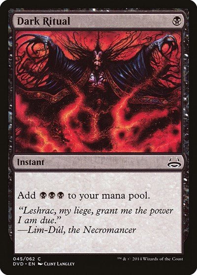 Dark Ritual (Duel Decks: Anthology) Near Mint - Nick Nack's Full Frontal Attack
