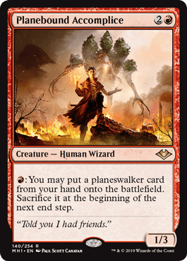 Planebound Accomplice (Modern Horizons) Near Mint - Nick Nack's Full Frontal Attack
