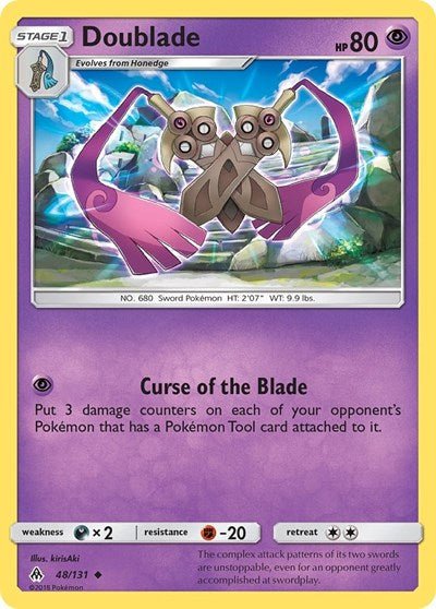 Doublade (SM - Forbidden Light) Near Mint - Nick Nack's Full Frontal Attack