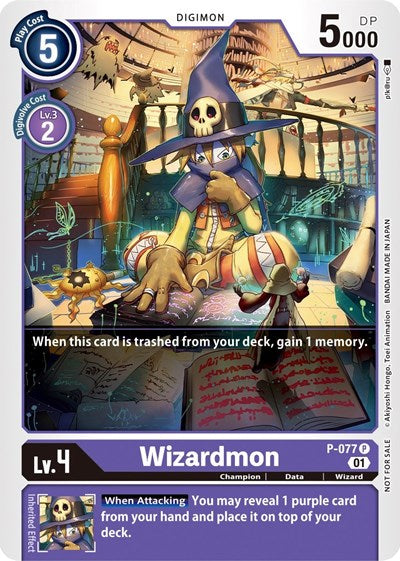 Wizardmon P-077 (Digimon Promotion Cards) Near Mint