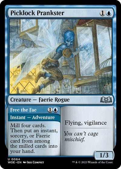 Picklock Prankster (Wilds of Eldraine) Near Mint - Nick Nack's Full Frontal Attack