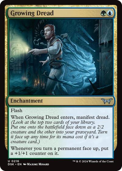 Growing Dread (Duskmourn: House of Horror) Near Mint - Nick Nack's Full Frontal Attack