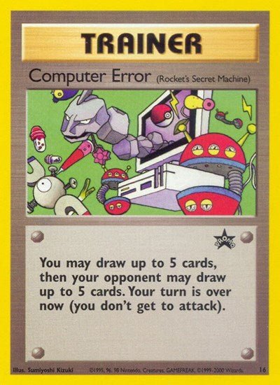 Computer Error (Rocket's Secret Machine) (WoTC Promo) Light Play - Nick Nack's Full Frontal Attack