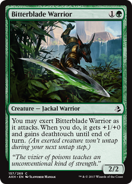 Bitterblade Warrior (Amonkhet) Near Mint - Nick Nack's Full Frontal Attack
