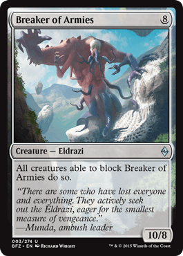 Breaker of Armies (Battle for Zendikar) Near Mint - Nick Nack's Full Frontal Attack