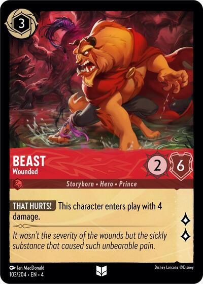 Beast - Wounded (Ursula's Return) Near Mint - Nick Nack's Full Frontal Attack