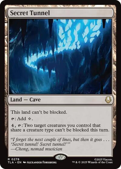 Secret Tunnel (Avatar: The Last Airbender) Near Mint - Nick Nack's Full Frontal Attack