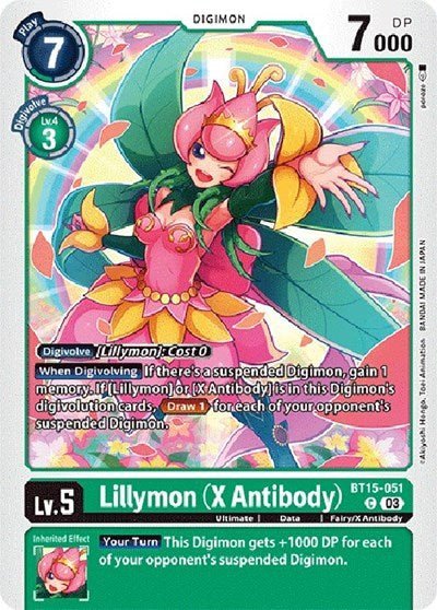 Lillymon (X Antibody) (Exceed Apocalypse) Near Mint - Nick Nack's Full Frontal Attack